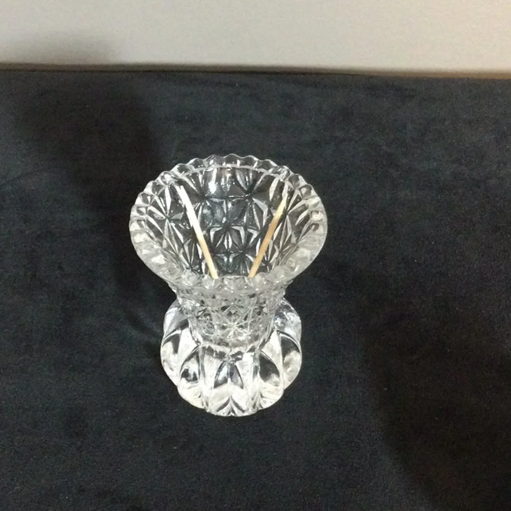 Princess House Crystal Toothpick Holder
